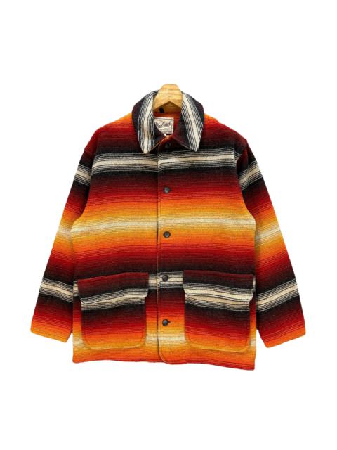 Other Designers Woolrich Woolen Mills - 80s WOOLRICH Western Jacket Boho Fiery Sunset Hues #A56-1281