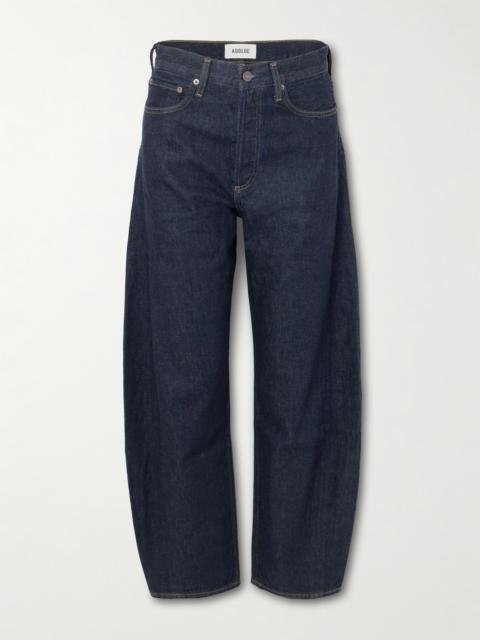 AGOLDE Luna Pieced High-waist Tapered Jeans