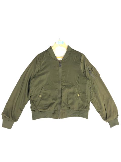 Other Designers Vintage - Unbrand Reversible Bomber Jacket Flight Jacket Military