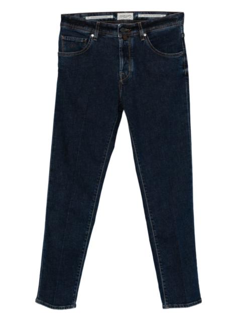 Other Designers Jacob Cohen Men Slim Fit Cropped Denim Jeans