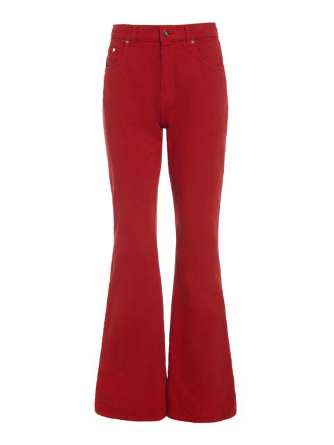 Willa Bootcut Jean in Antelope Orange Recycled Cotton Denim