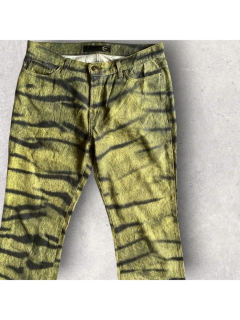Roberto Cavalli 00’S Cavalli Zebra Safari Bootcut Pants
