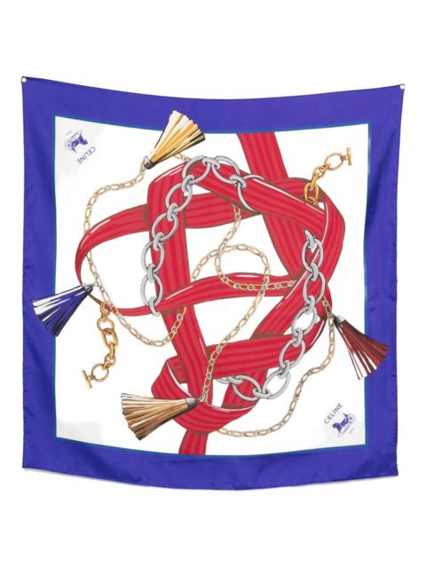 CELINE Celine Women Printed Silk Foulard