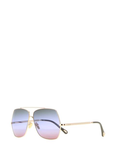 Chloé Chloe Women Platinum Metal Sunglasses