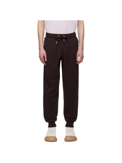 AMI Paris Burgundy Jogging Ami de Coeur Sweatpants