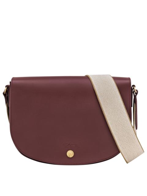 Longchamp Épure M Crossbody bag Burgundy - Leather