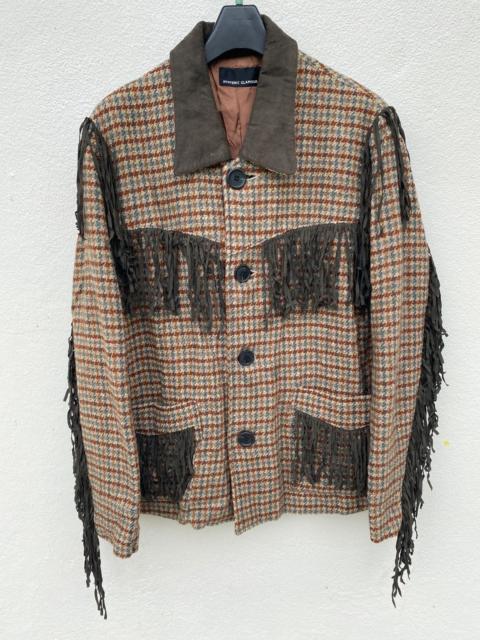 Hysteric Glamour Vintage Hysteric Glamour Fringed Western Houndstooth Jacket