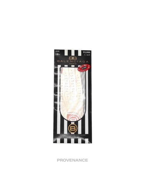 BALENCIAGA Balenciaga Logo Golf Glove - Peach Pink Cabretta Leather