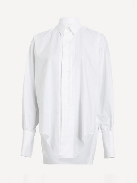 Maison Margiela Curved-Hem Cotton Shirt