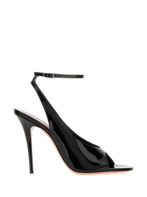 Amina Muaddi Amina Muaddi Women Black Leather Anok Sandals