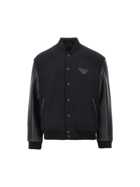 EMPORIO ARMANI Emporio Armani Wool Bomber Jacket Black Men