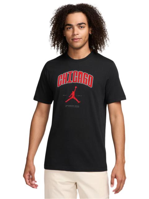 Jordan Jordan Mens Jordan Chicago City LBR Short Sleeve Crew