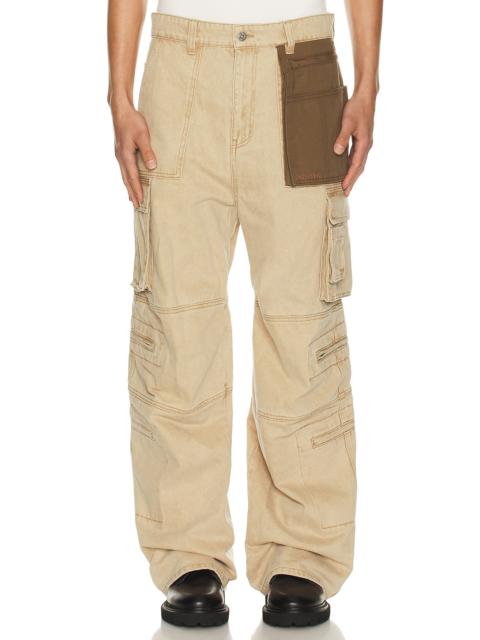 We11done Washed Cargo Trousers