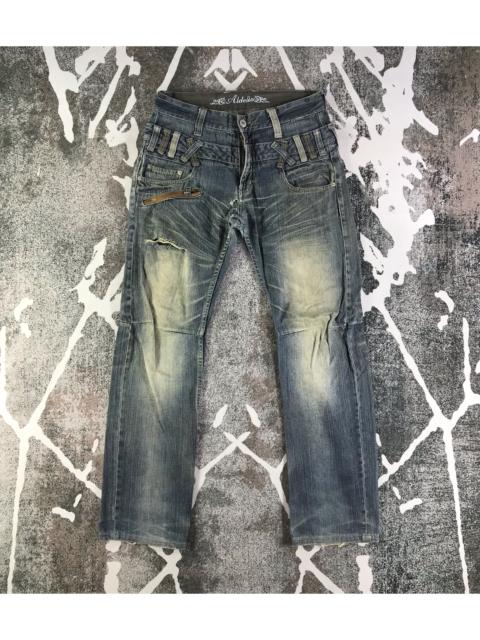 Other Designers Vintage - Distress Aldelio Jeans Double Waist Denim KJ2278