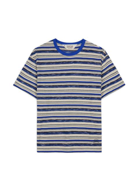 BRAIN DEAD Toni Stripe T-shirt - Blue Multi