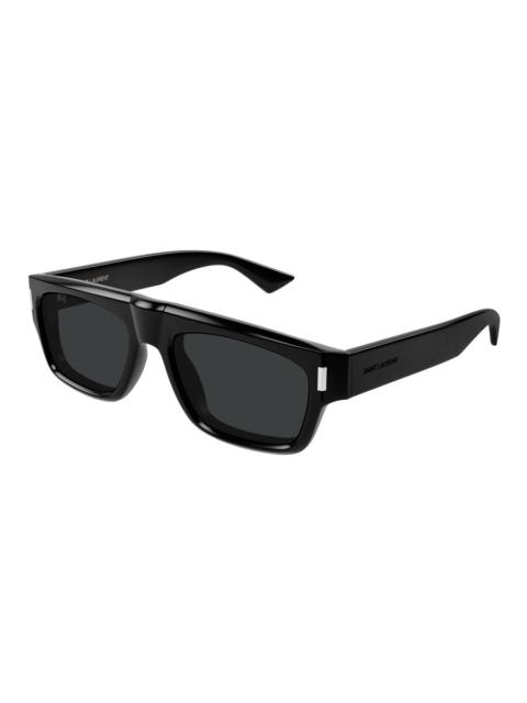 SAINT LAURENT Saint Laurent Black Square Men's Sunglasses SL 762 001 55