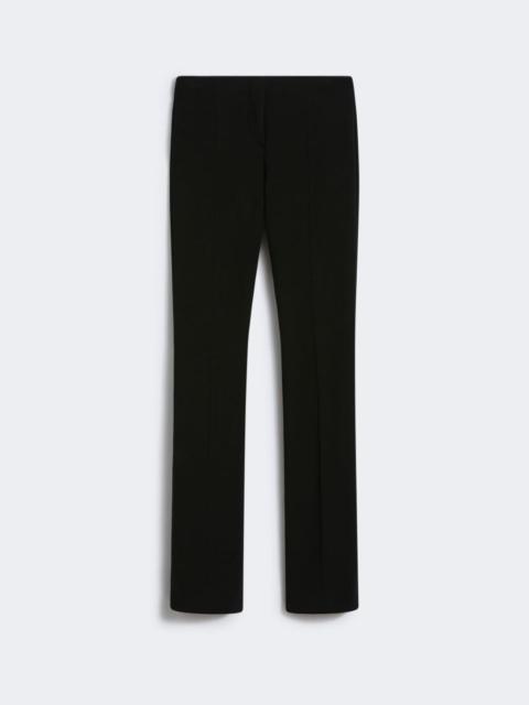 Sportmax Low-waisted fitted trousers - RUNWAY - BLACK