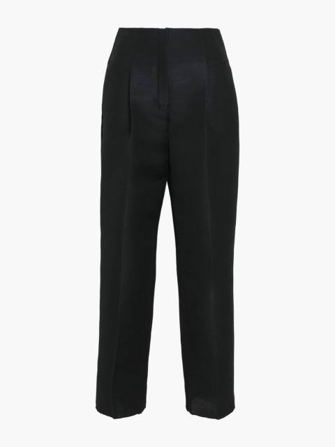 Roberto Cavalli Wool and mohair-blend straight-leg pants