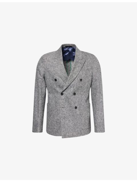 Paul Smith Double-Breasted Peak-Lapel Wool Jacket