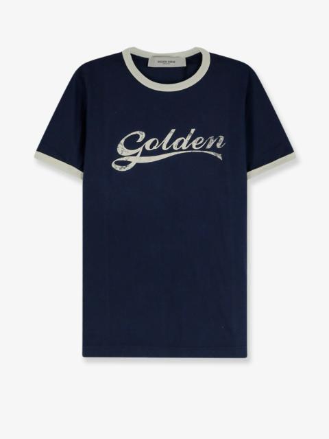 Golden Goose Golden Goose Deluxe Brand Men Cotton T-Shirt With Printed Logo On The Front
