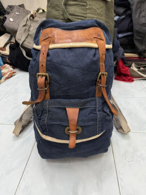 Other Designers 🔥🔥🔥ARCHIVE OVERLAND DENIM LEATHER BAGPACK