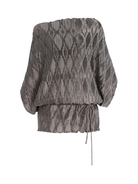 BY MALENE BIRGER Exclusive Cos Crinkled Satin Top silver