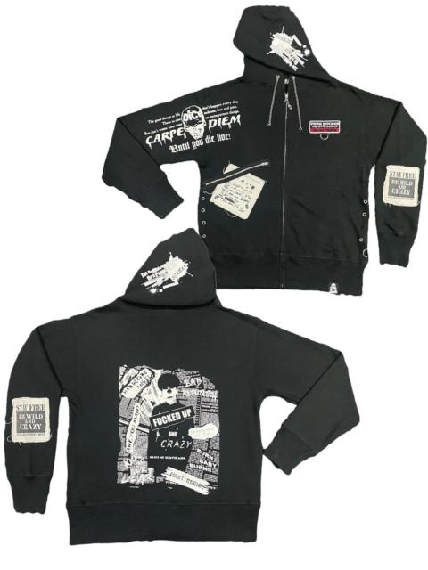 Other Designers Vintage - Japanese PUNK FASHION Sex Pot & Revenge Patcher Hoodie