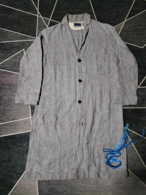 Blue Blue Japan Vintage Blue Japan Arigato Lab Coat Soft Denim Gray Salt
