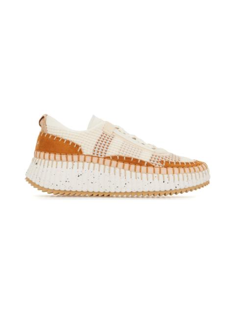Chloé Multicolor Fabric Nama Sneakers