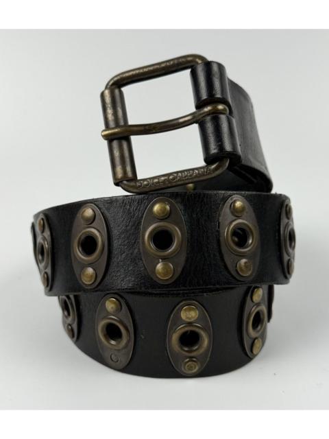 Dolce & Gabbana rare dolce & gabbana studded leather belt tc56