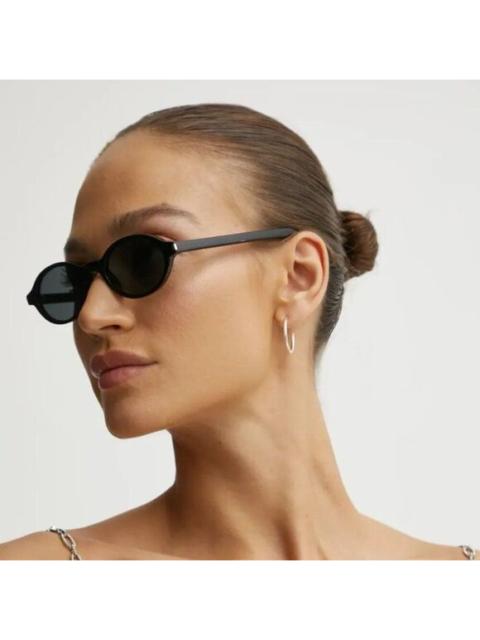 SAINT LAURENT Saint Laurent Women Sunglasses Black Oval SL751 JEANNE 001 BRAND NEW