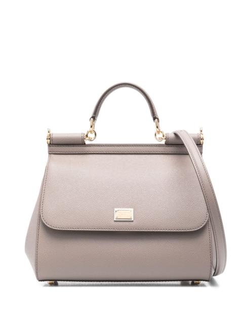 Dolce & Gabbana Dolce & Gabbana Women Sicily Large Leather Handbag