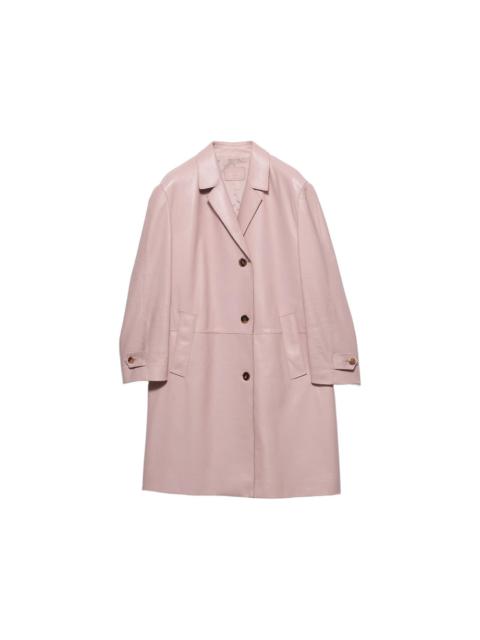 Prada Prada Pink Coats - Leather Coats Women