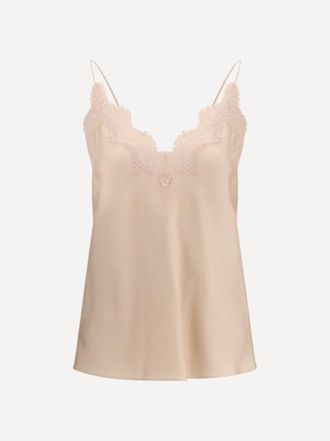 RÓHE Silk Camisole with lace detailing