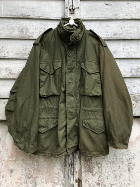Other Designers VINTAGE 90s ALPHA FIELD COAT SUN FADED SCOVILL ZIPPER