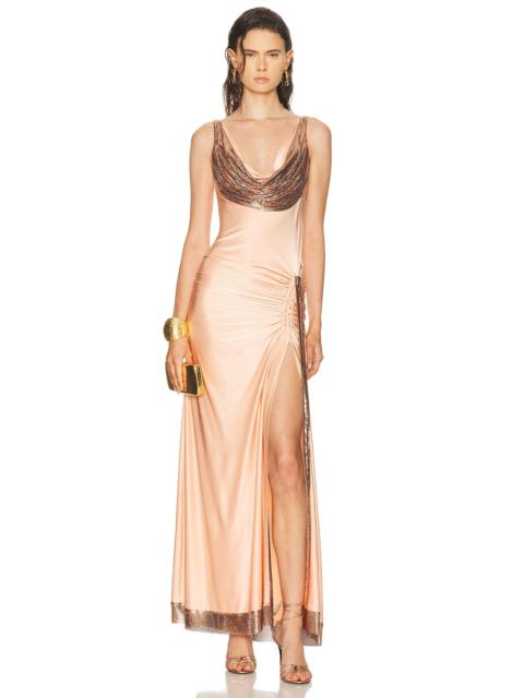 rabanne Side Slit Gown
