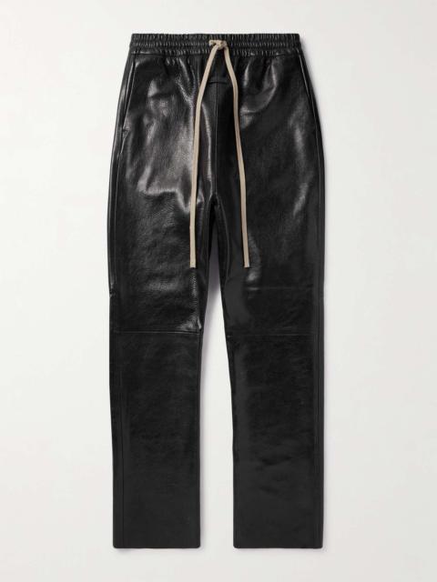 Fear of God Straight-Leg Full-Grain Leather Trousers