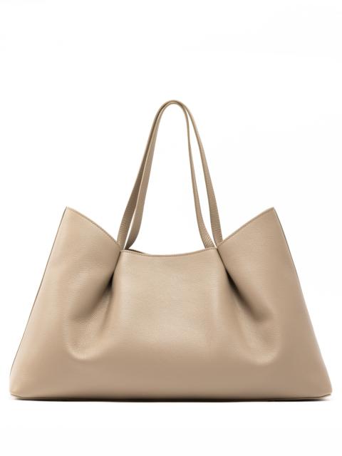 Elleme Dimple Tote Pebbled Leather Taupe