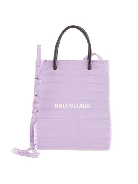 BALENCIAGA Balenciaga Crocodile Print Shopping Phone Bag