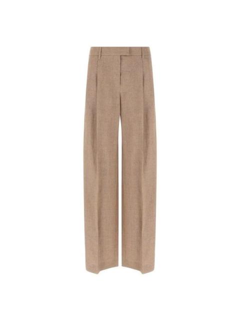 Brunello Cucinelli BRUNELLO CUCINELLI $2200 Antique Pink Linen Trousers New & A