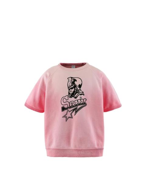 SAINT M×××××× GRAPHIC SHORT-SLEEVE SWEATSHIRT