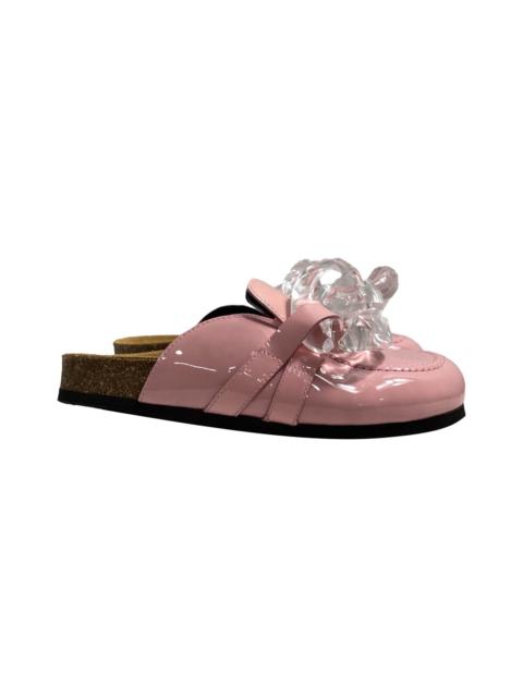 JW Anderson JW Anderson Women's Patent Leather Chain Loafer Mule (Authentic Pre-Loved)