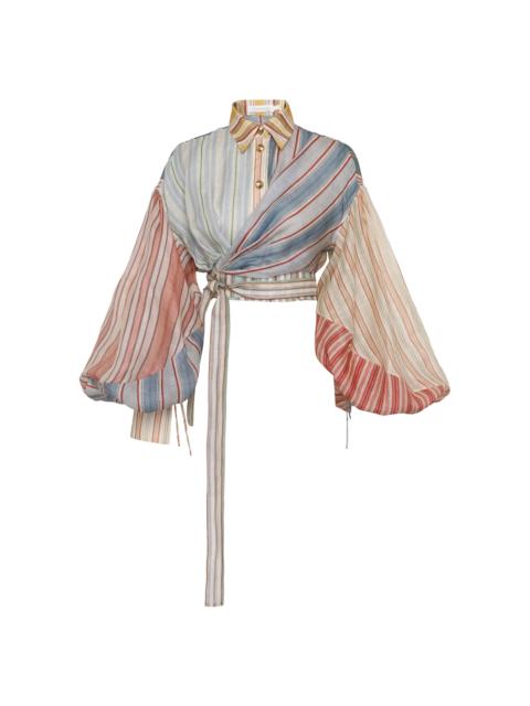 Zimmermann Rebellion Striped Blouse stripe