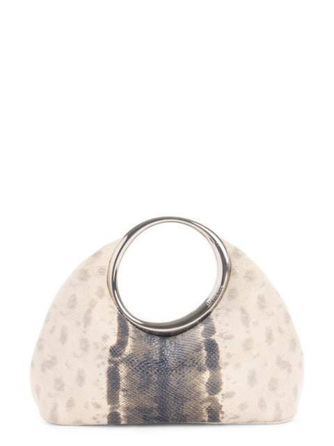 JACQUEMUS Jacquemus Le Petit Calino Snakeskin Embossed Leather Top Handle Bag in Multi-Beige 015 at Nordstrom