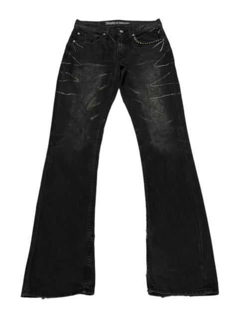 Other Designers If Six Was Nine - 🔥Vintage 90s Urban Craft Studded Clawmark Flare Jeans