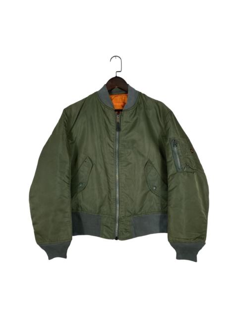 ALPHA INDUSTRIES Vintage Alpha Industries MA-1 Bomber Jacket Reversible