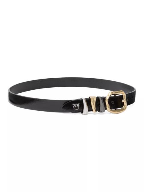 PINKO Women's Chunky Leather Belt