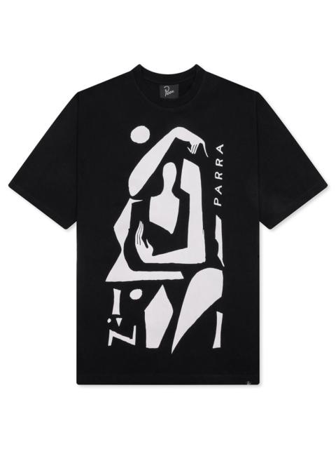 by Parra DETACHED T-SHIRT - BLACK