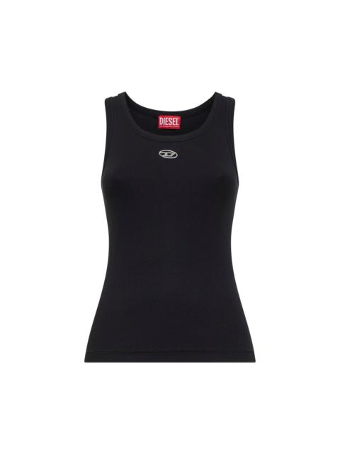 Diesel Black ribbed jersey T-Anki-Od slim tank top