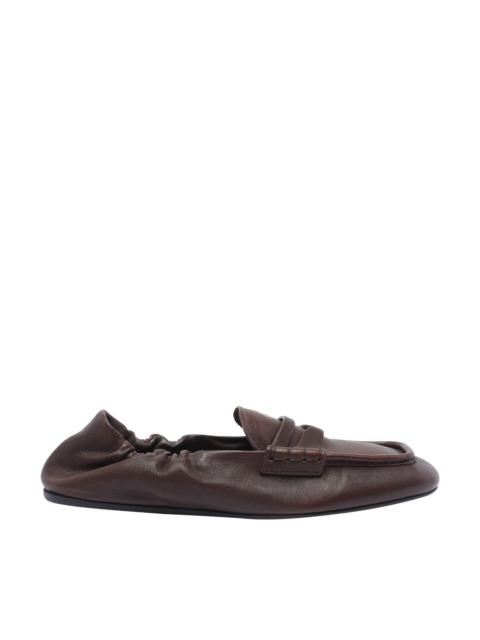 Miu Miu Women Logo Ruches Loafers